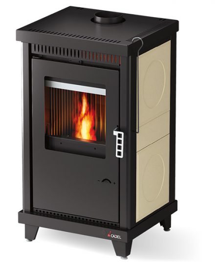 CARINA STUFA A LEGNA RIVEST.METALLO C.T.TERMOIDRAULICA SRL CARINA Stufa a legna 9,5 kW Rivestimento metallo